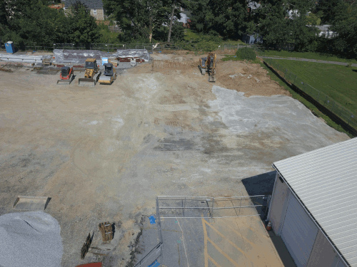 Events Center site prep