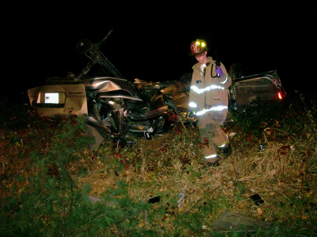 Roll-over with ejection, 12-02-2007