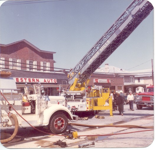 E-23 & T-313 (Owings Mills) operating @ the Spring Garden Hotel fire.