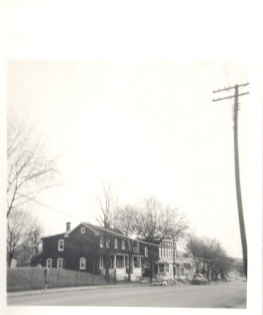 Old houses that were torn down to make room for the &quot;new&quot; firehouse.