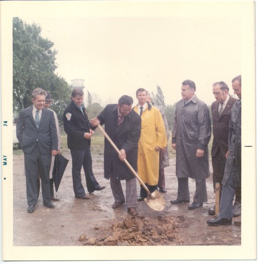 L-R: Tom Raver, Harold &quot;Jake&quot; Starner, Dana Seipp, John Korman, John Lang, Herman Hare, Robert Wheeler, Wally Boston