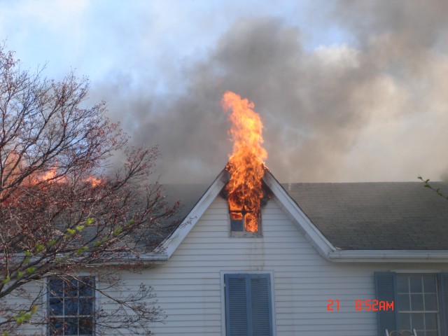 House Burning in Baltimore County. 4-21-2007