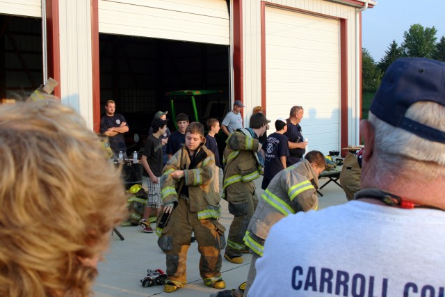 Juniors Day, 2007. Donning Turnout Gear Races