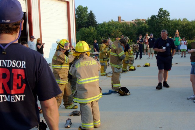 Juniors Day, 2007. Donning Turnout Gear Races