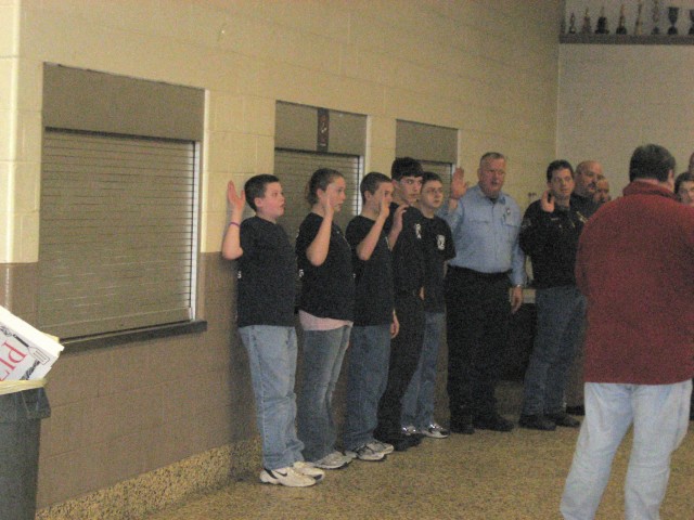 Swearing-in of the New 2008 Junior Officers