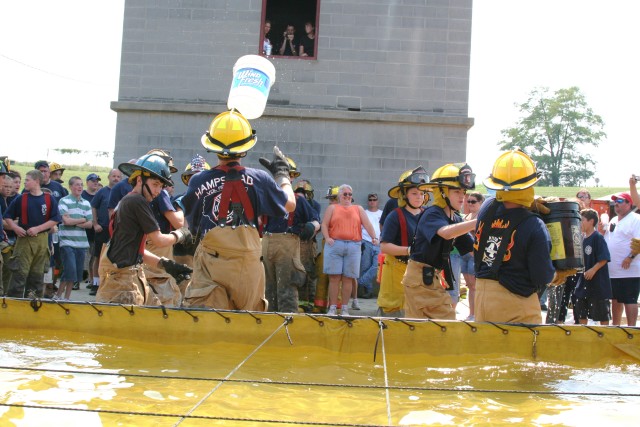 Juniors Day, 2007. Bucket Brigade Competition