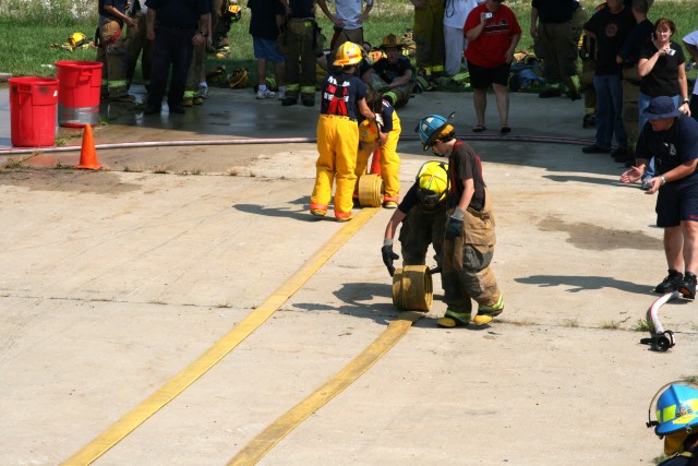 Juniors Day, 2007. Relay Competition - Hose Roll
