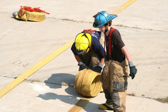 Juniors Day, 2007. Relay Competition - Hose Roll