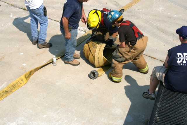 Juniors Day, 2007. Relay Competition - Hose Roll