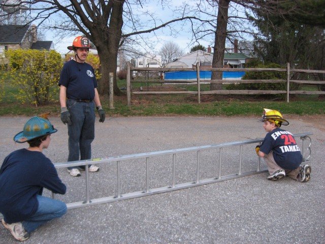Ground Ladder Training, 04-10-2008.