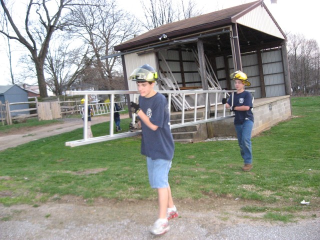 Ground Ladder Training, 04-10-2008.