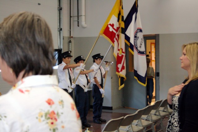 Honor Guard at the Dedication of Lineboro's New Station, 2007.