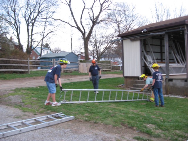 Ground Ladder Training, 04-10-2008.