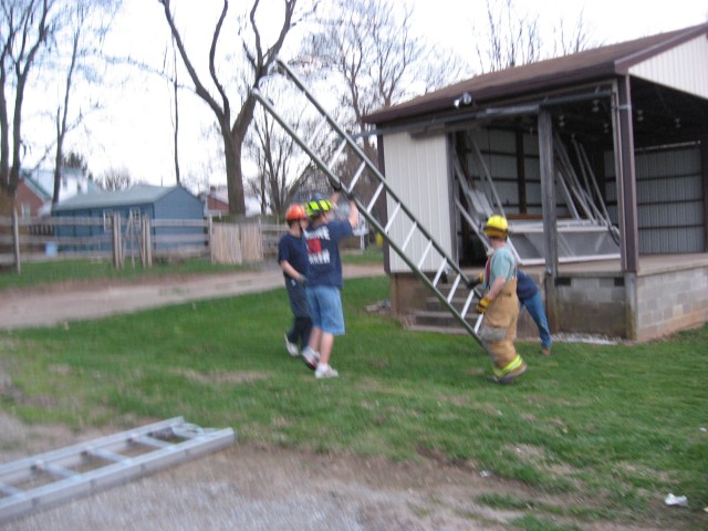 Ground Ladder Training, 04-10-2008.