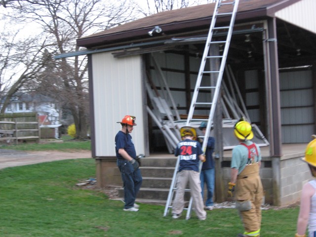 Ground Ladder Training, 04-10-2008.