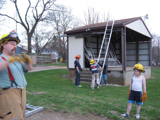 Ground Ladder Training, 04-10-2008.