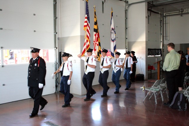 Honor Guard at the Dedication of Lineboro's New Station, 2007.