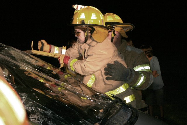 Vehicle Extrication, 2007.  Another technique for cutting the windshield.