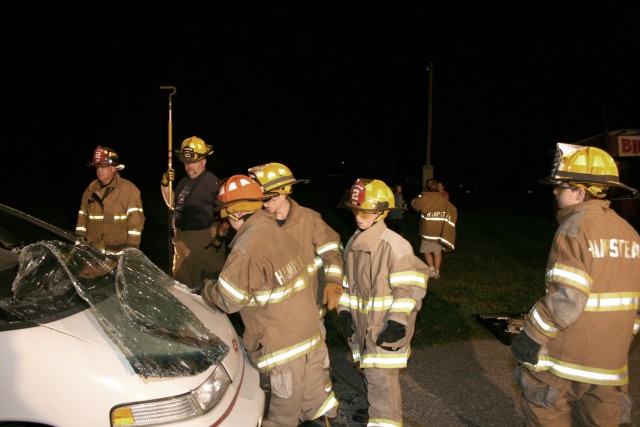 Vehicle Extrication, 2007.  Accessing the battery.