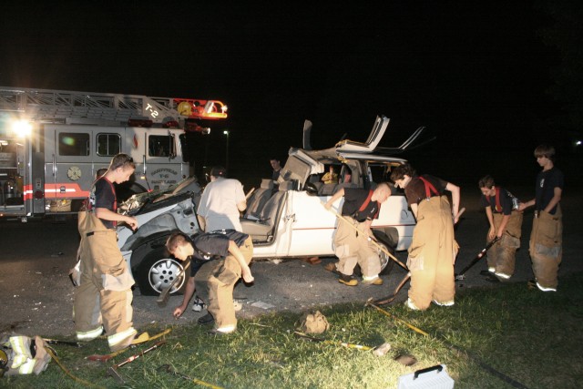 Vehicle Extrication, 2007.  More Clean-up
