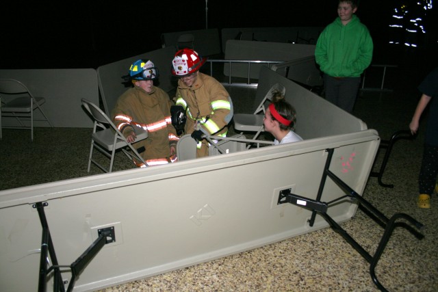 Search and Rescue, 2008.  The Captain and Lieutenant locate a &quot;victim&quot;.
