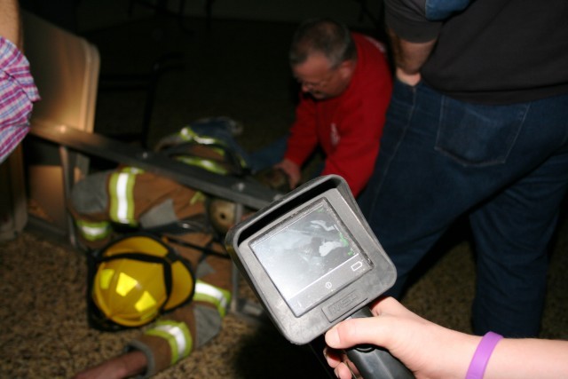 Search and Rescue, 2008. Using the thermal imager.