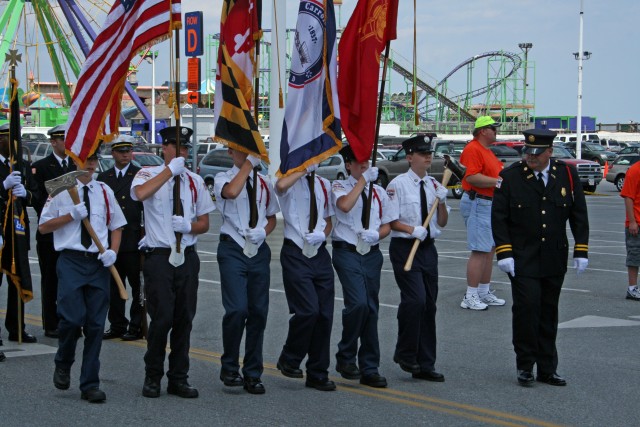 Ocean City Parade, 06-18-2008.  The competition is checking them out.