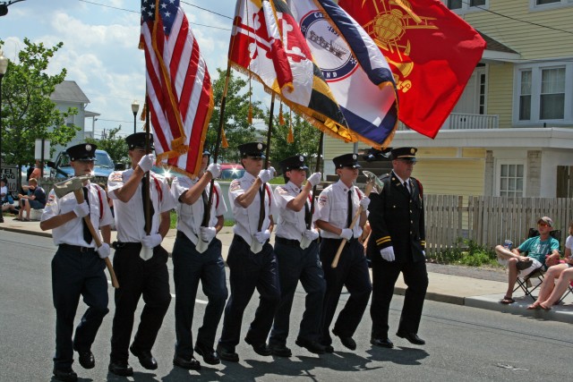 Ocean City Parade, 06-18-2008. Hampstead VFC Junior Honor Guard.