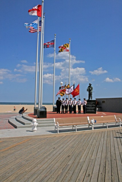 Ocean City Parade, 06-18-2008.  At the Firefighter's Memorial.