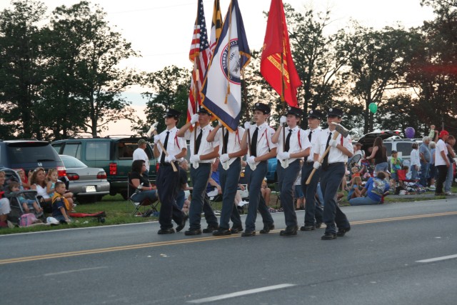 Mount Airy Parade, 07-24-2008. Juniors awarded &quot;Best Appearing Honor Guard&quot;.