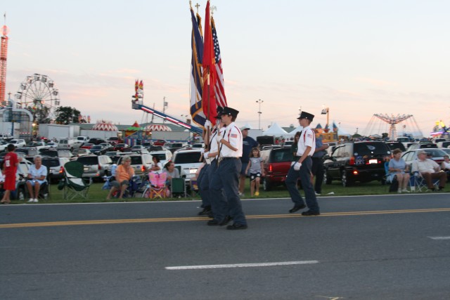 Mount Airy Parade, 07-24-2008. Juniors awarded &quot;Best Appearing Honor Guard&quot;.