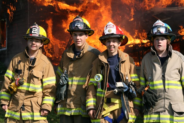 Westminster House Burn Training, 10-19-2008.  Keep it burning until we get the picture.