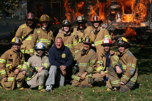 Westminster House Burn Training, 10-19-2008.  The Hampstead team.