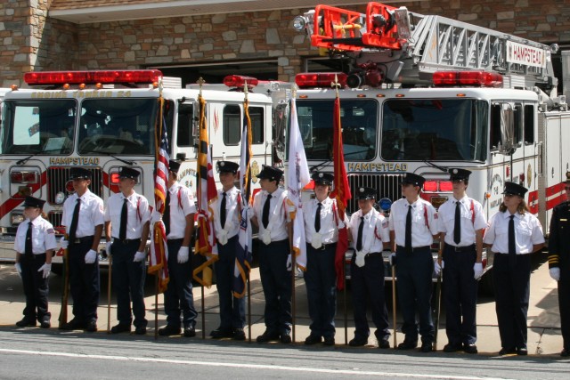 Mourning and honoring Baltimore County Police Lieutenant Michael Howe, 08-16-2008.